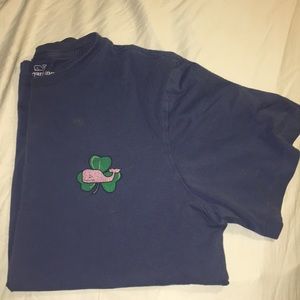 Navy blue St. Patrick’s Day Vineyard Vines shirt